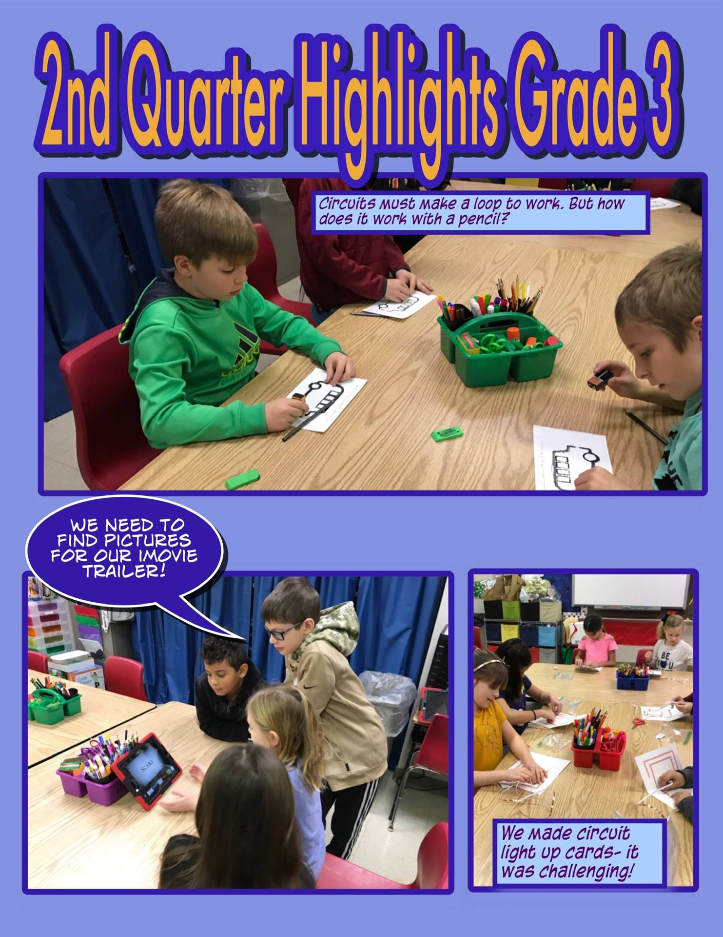2nd Quarter Third Grade Highlights