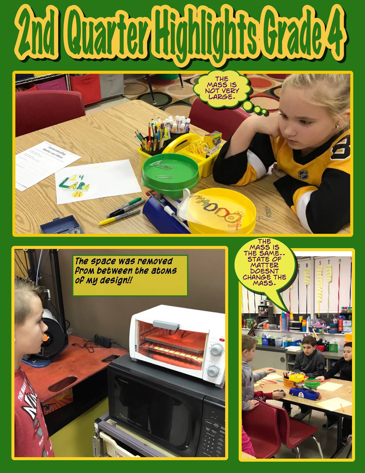 2nd Quarter Fourth Grade Highlights