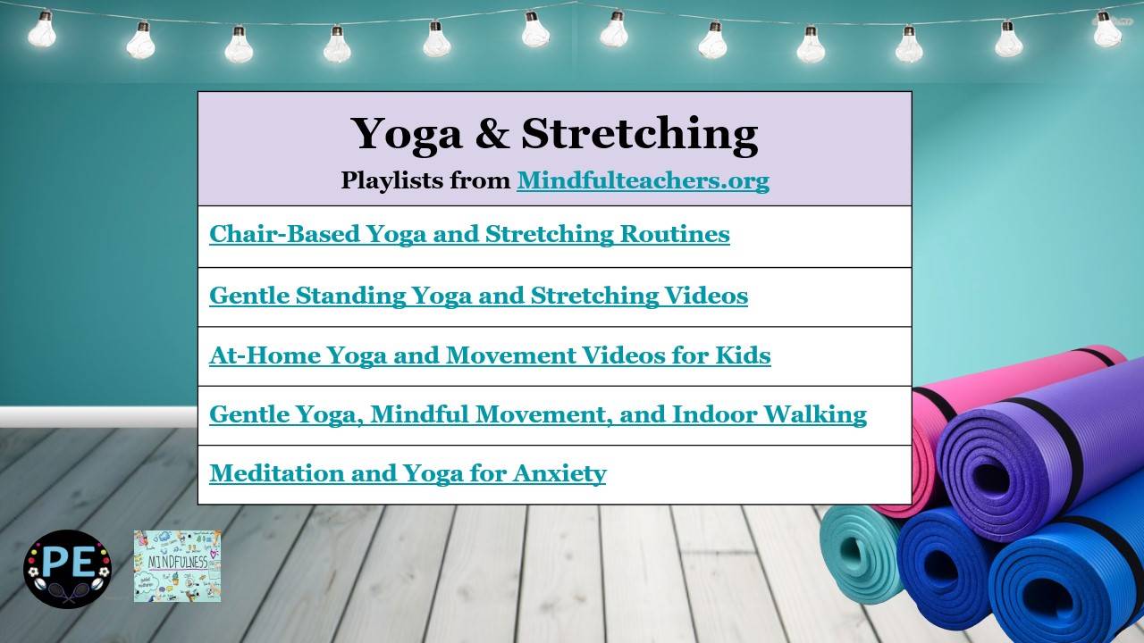 yoga and stretching