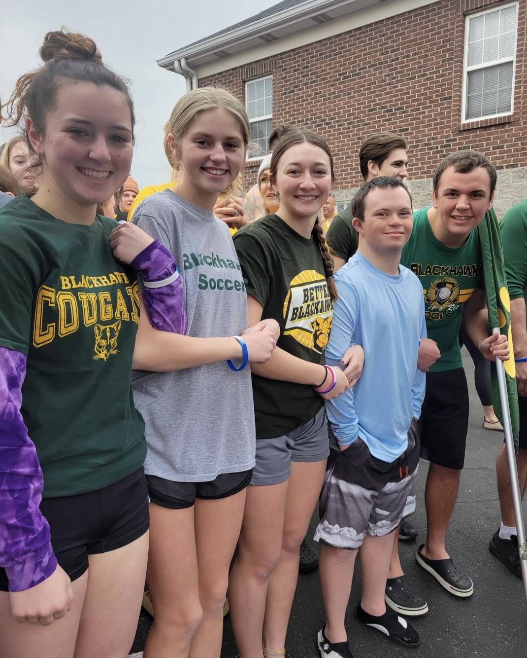 Polar Plunge Students