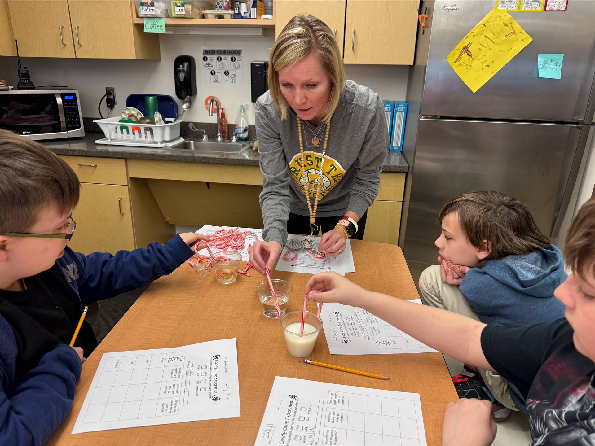 Working with Mrs. Singletary 
